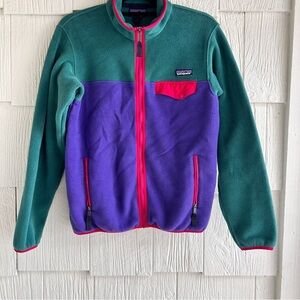Patagonia Synchilla colorblock jacket VINTAGE look . 90's